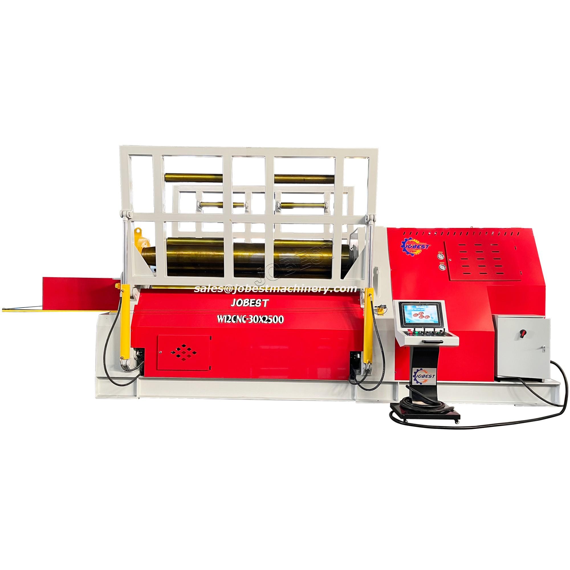 4 Roller Hydraulic Pre Pinch Plate Rolling of Machine W12CNC-30X2500