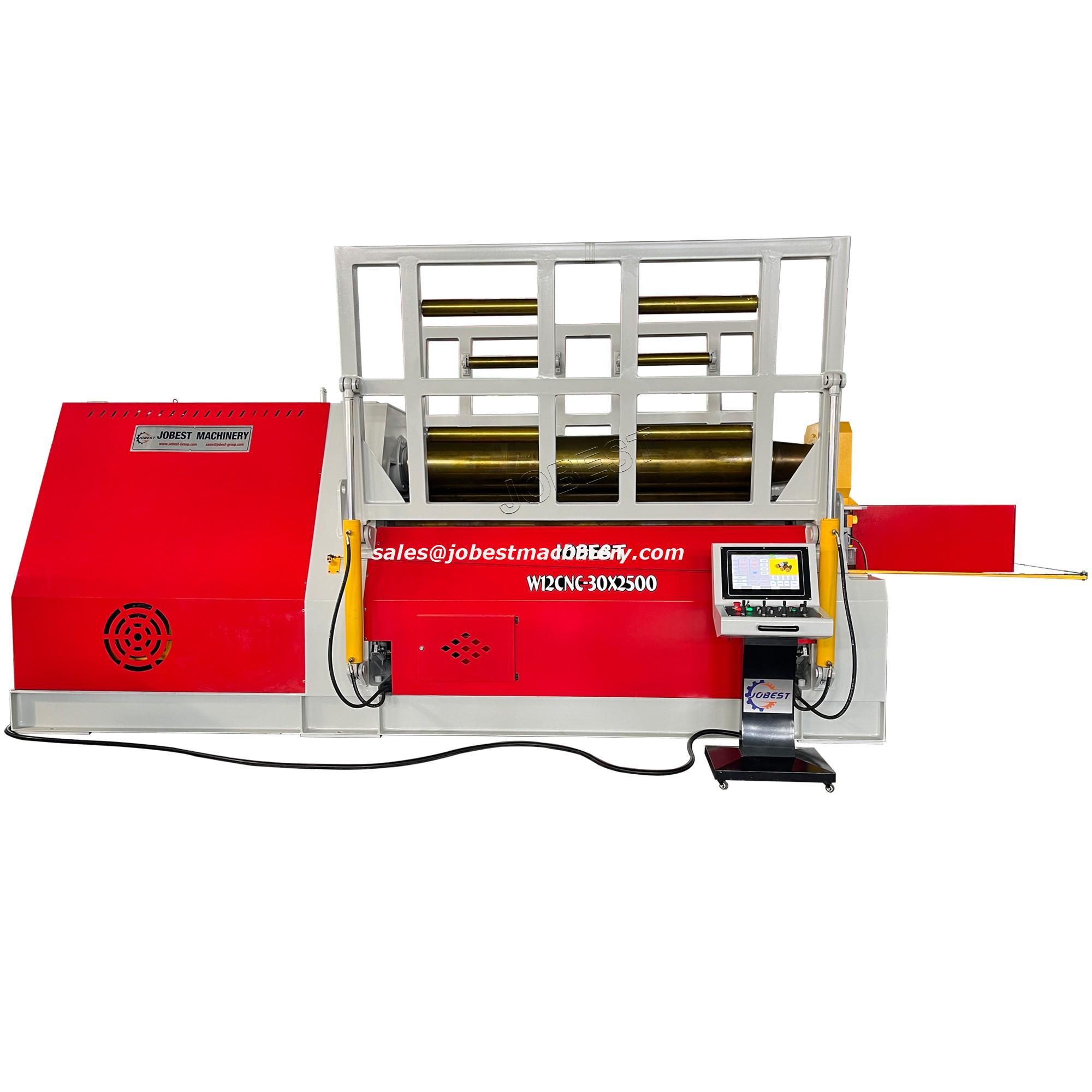 4 Roller Hydraulic Pre Pinch Plate Rolling of Machine W12CNC-30X2500