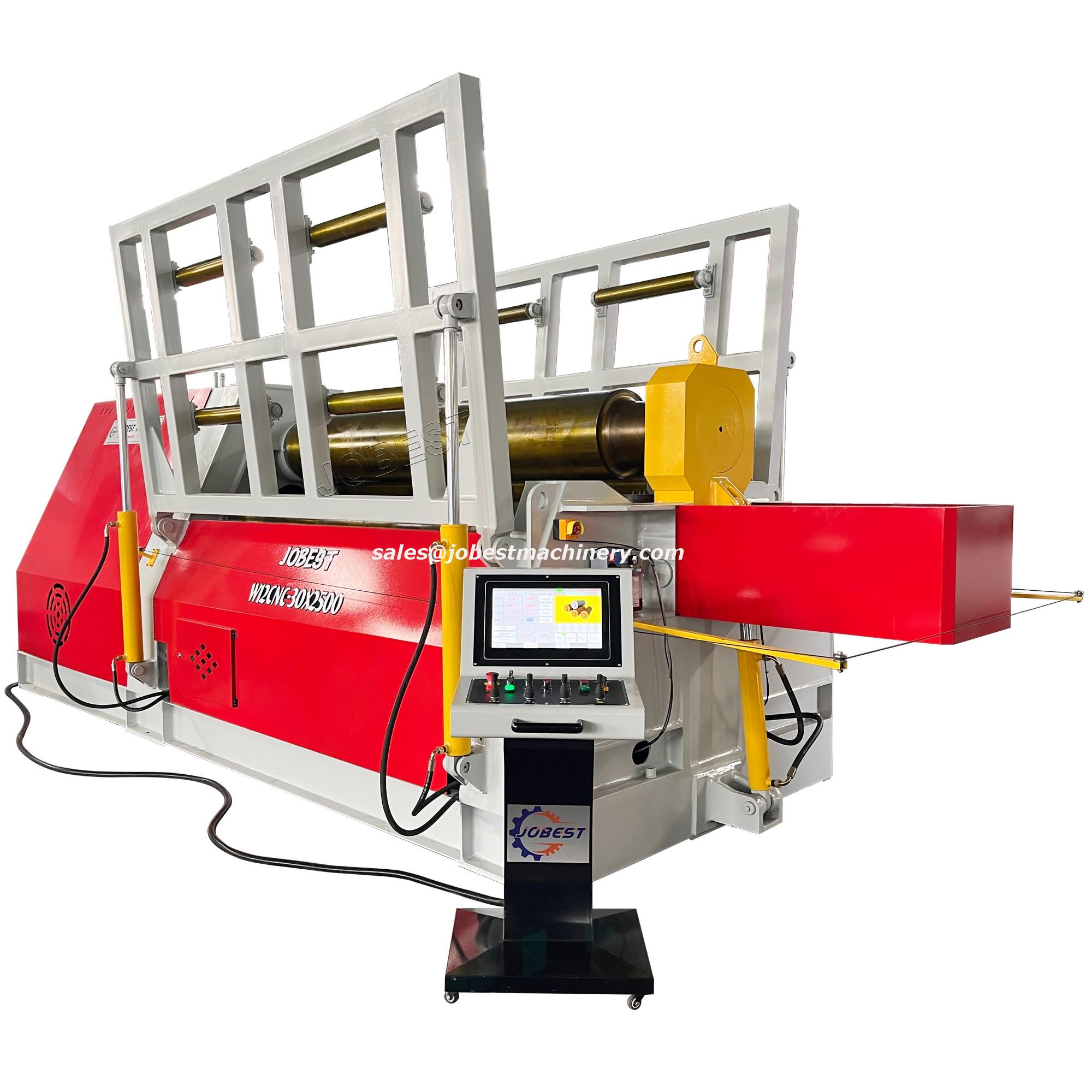 4 Roller Hydraulic Pre Pinch Plate Rolling of Machine W12CNC-30X2500