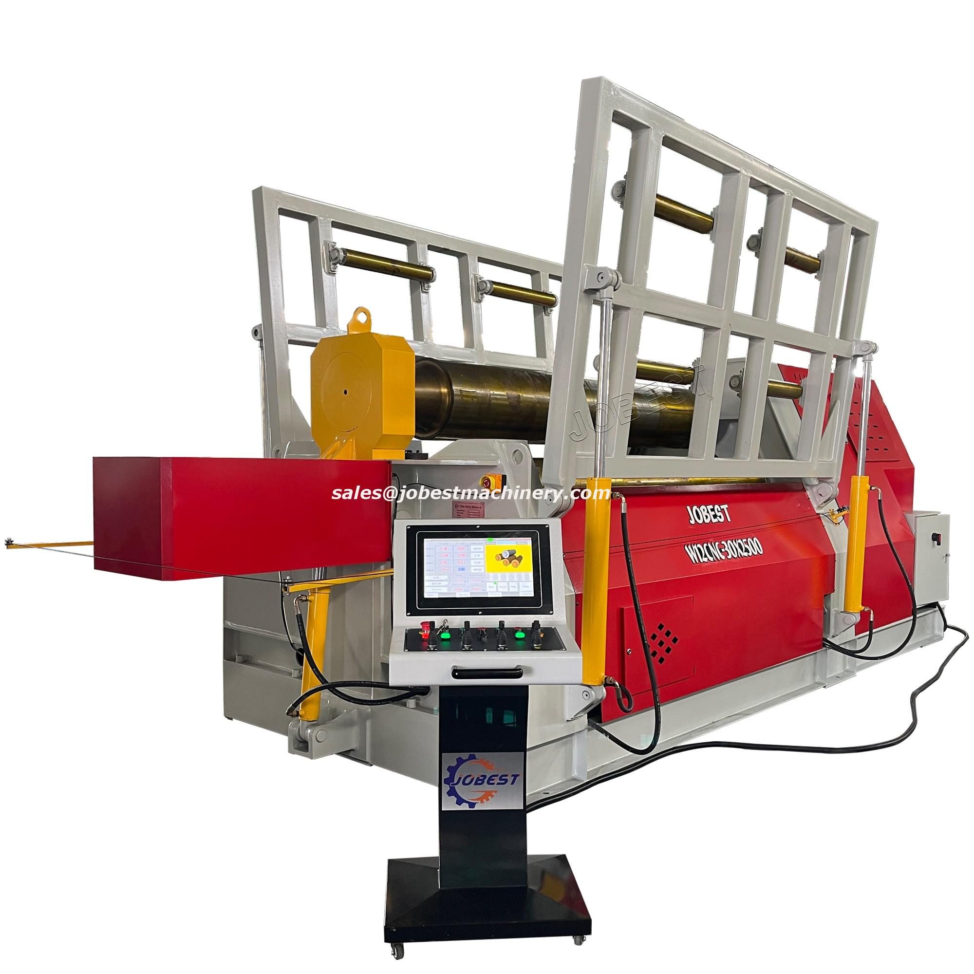 4 Roller Hydraulic Pre Pinch Plate Rolling of Machine W12CNC-30X2500