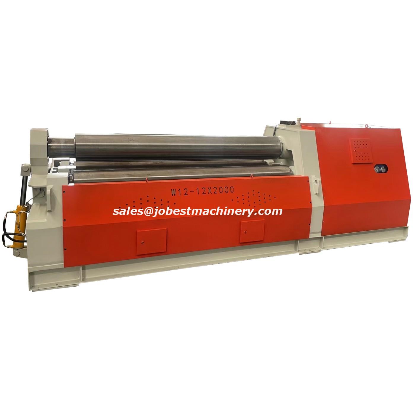 W12-12X2000 CNC Sheet Rolling Machine