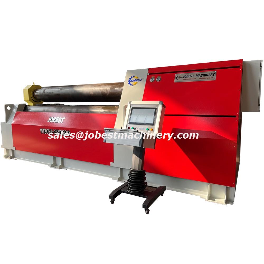 W12CNC-25X2500 Four Roll Plate Rolling Machine